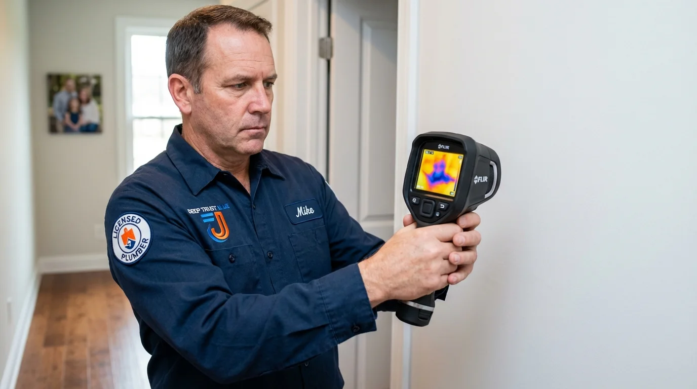 Thermal imaging leak detection by Johns Plumbing LLC in Rantoul